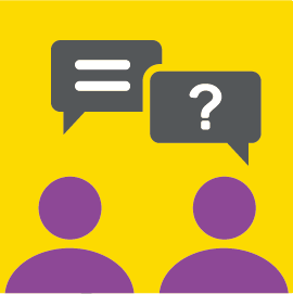 conversation-gris-fonce-violet-fond-jaune